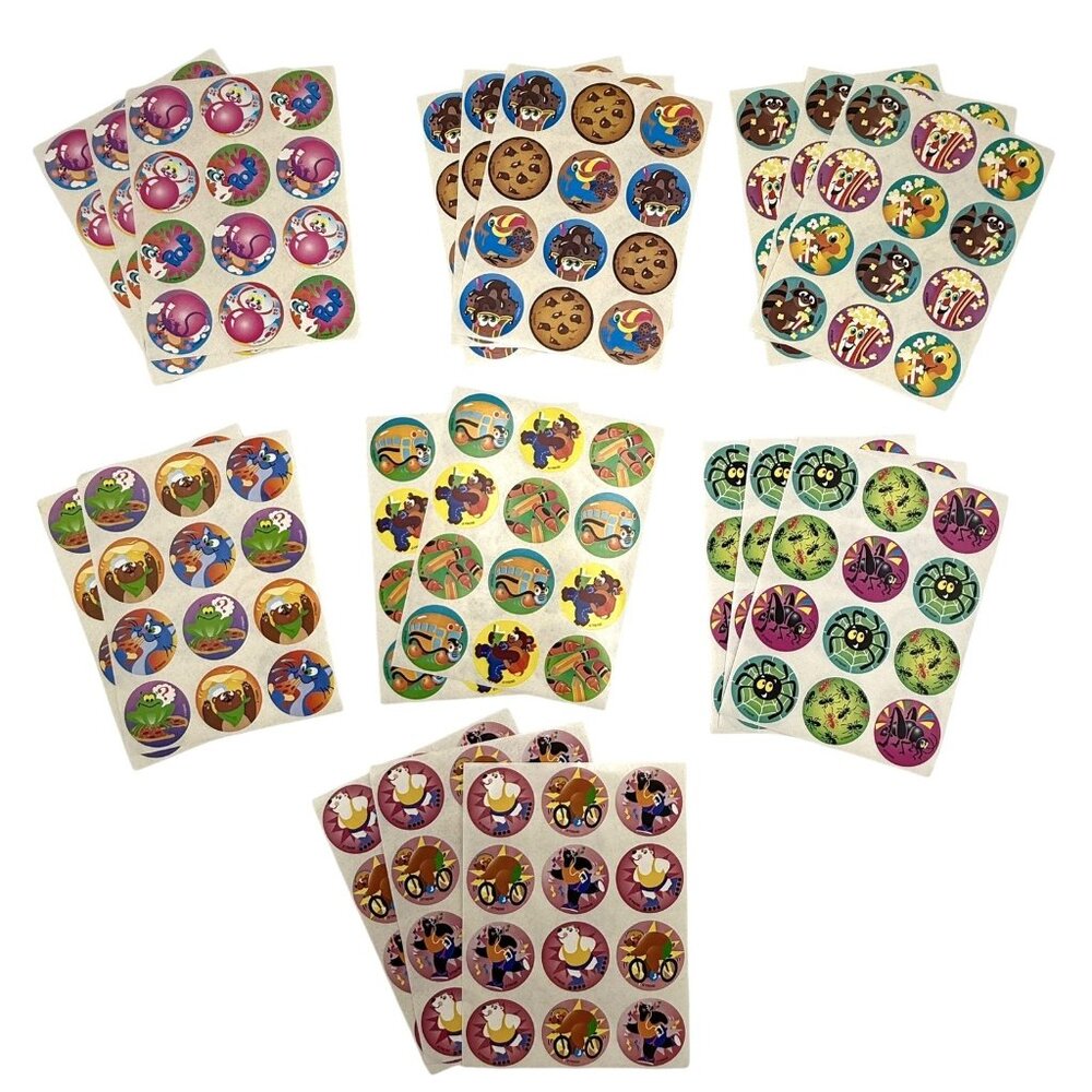 Vintage 1999 Trend Stinky Stickers Fun & Fancy  Variety Pack 288 Stickers T-6481